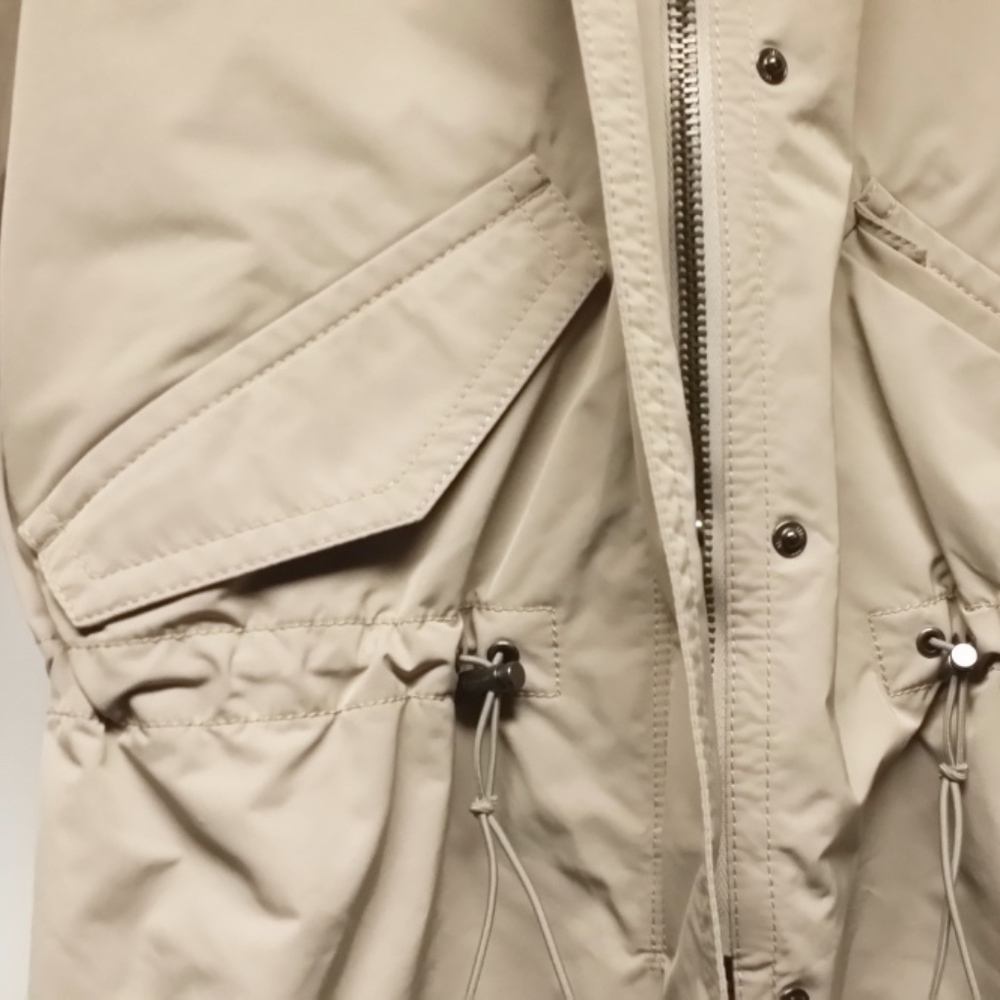 SOLD!!! - COACH Women Lightweight Beige Zip/Hoody - Picture 3 of 4